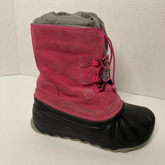 UGG Ludvig Pink Girl's Winter Boots Size 4 - Picture 8 of 14